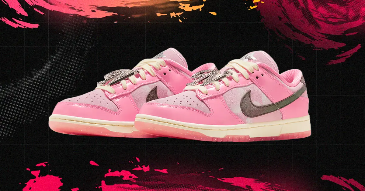 new Dunk Low in a chic pink colorway barbie