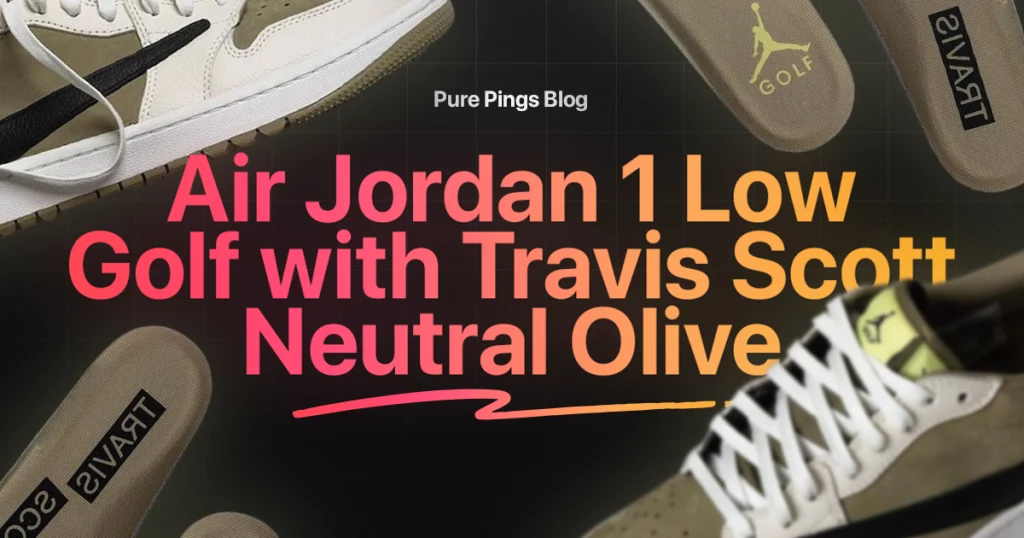 Travis Scott Air Jordan 1 Low Golf 'Olive'